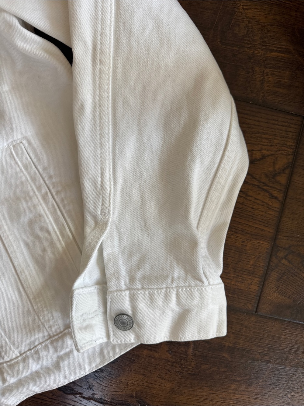 Lucky Brand Women's White Denim Jacket - Picture 4 of 6